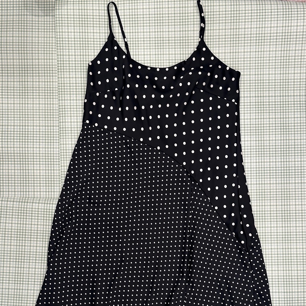 Black and White Polka Dot Dress